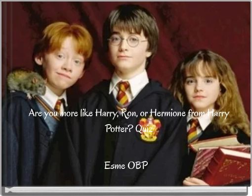 Are you more like Harry, Ron, or Hermione from Harry Potter? Quiz