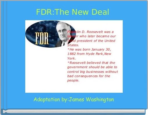 Book Cover for: FDR:The New Deal 