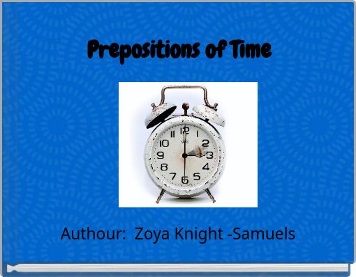 Prepositions of Time