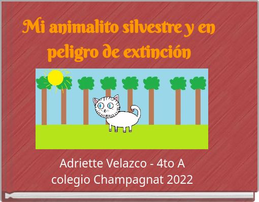 Mi animalito silvestre y en peligro de extinción