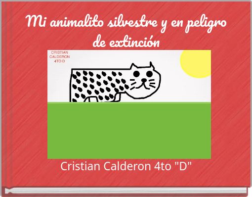 Mi animalito silvestre y en peligro de extinción