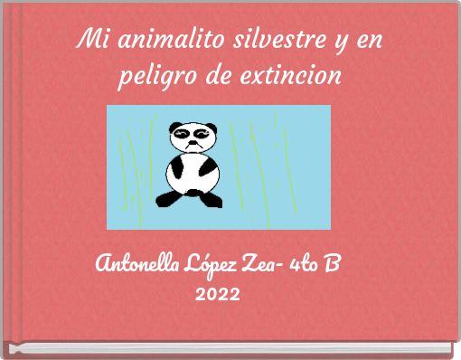 Mi animalito silvestre y en peligro de extincion