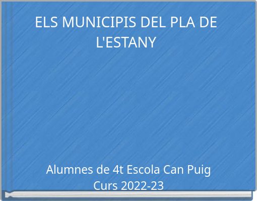 ELS MUNICIPIS DEL PLA DE L'ESTANY