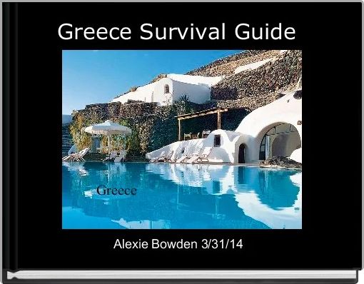 Front cover of 'Greece Survival Guide ' 