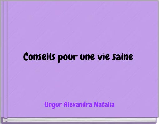 Conseils pour une vie saine