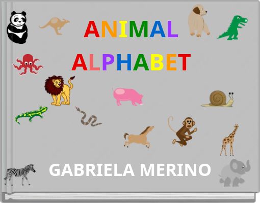 Front cover of 'ANIMAL ALPHABET' 