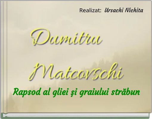 Realizat: Ursachi Nichita