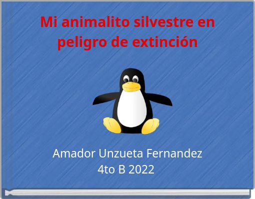 Mi animalito silvestre en peligro de extinción