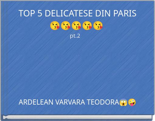 Book Cover for: TOP 5 DELICATESE DIN PARIS 