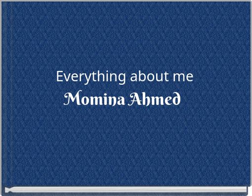 Front cover of 'Everything about me' 