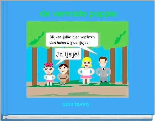 Front cover of ' de vermiste puppie' 