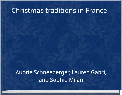 Christmas traditions in France