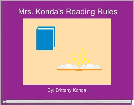 Mrs. Konda's Reading Rules