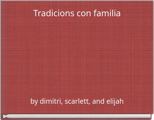 Front cover of 'Tradicions con familia' 
