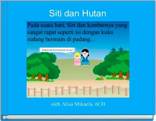 Front cover of 'Siti dan Hutan ' 