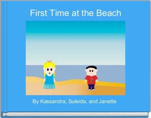 Front cover of 'First Time at the Beach' 