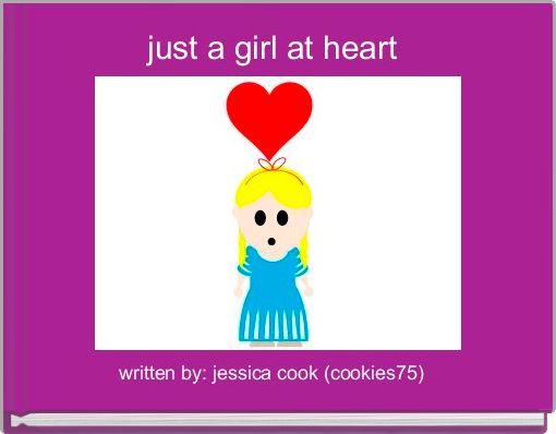 Front cover of 'just a girl at heart ' 