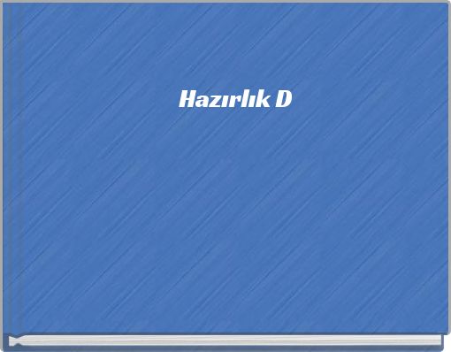 Book Cover for: Hazırlık D