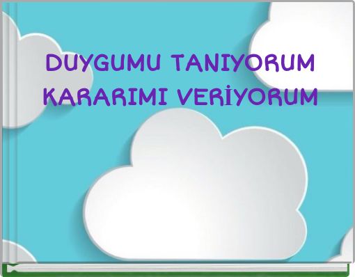 DUYGUMU TANIYORUM KARARIMI VERİYORUM
