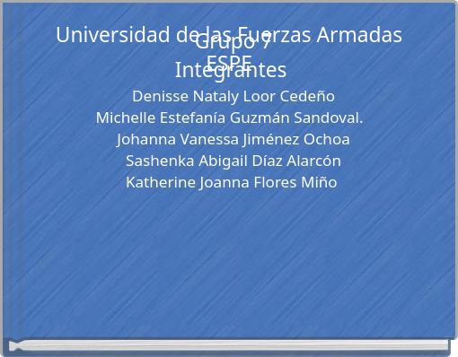 Universidad de las Fuerzas Armadas ESPE