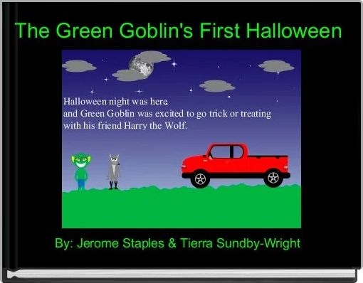Front cover of 'The Green Goblin's First Halloween ' 