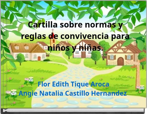 Cartilla sobre normas y reglas de convivencia para ni&ntilde;os y ni&ntilde;as.