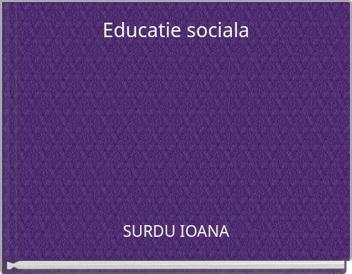 Educatie sociala