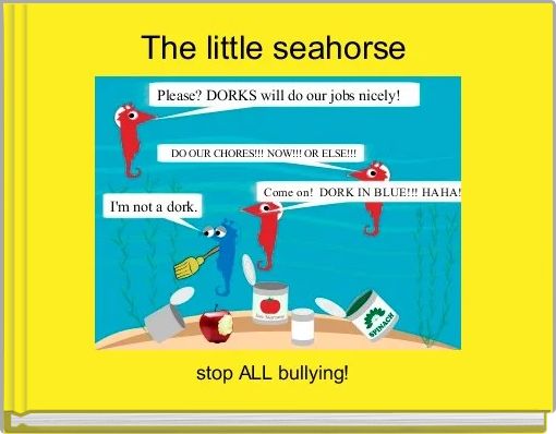 Front cover of 'The little seahorse ' 