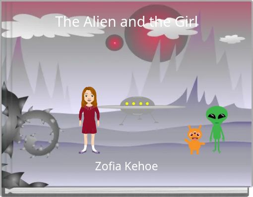 Front cover of 'The Alien and the Girl' 