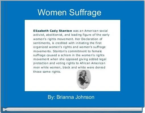 Women Suffrage  