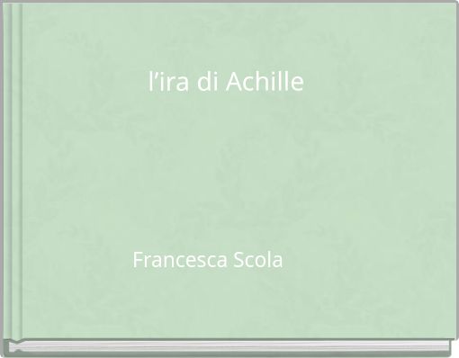 Book Cover for: l’ira di Achille