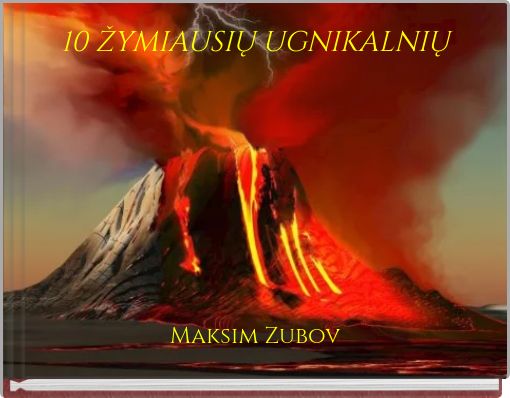 Front cover of '10 ŽYMIAUSIŲ UGNIKALNIŲ' 