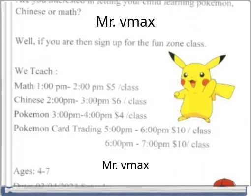 Mr. vmax