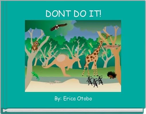 Front cover of 'DONT DO IT!' 