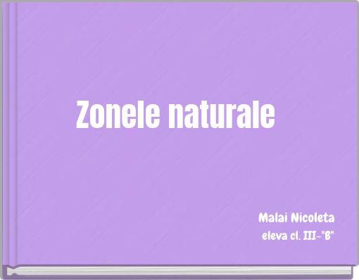 Zonele naturale