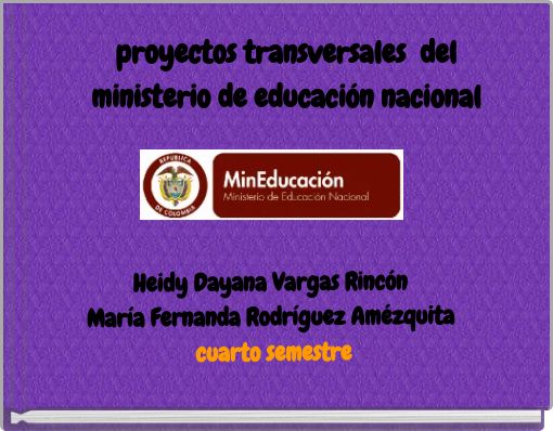proyectos transversales del ministerio de educación nacional
