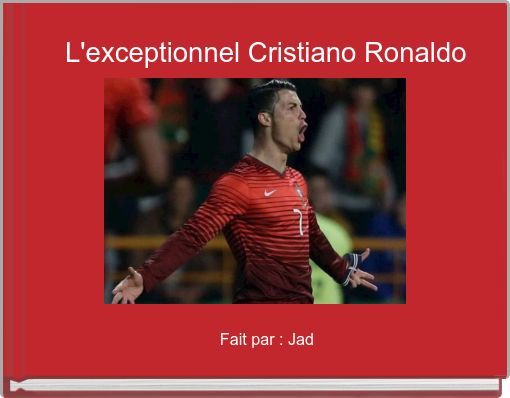 Front cover of 'L'exceptionnel Cristiano Ronaldo' 