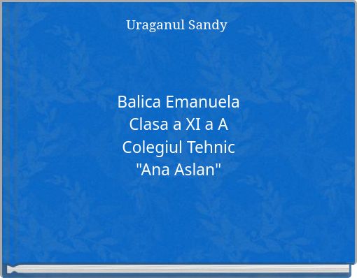 Uraganul Sandy