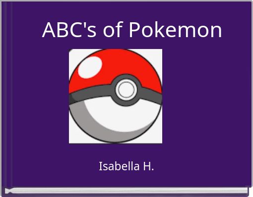 Front cover of 'ABC's of Pokemon' 