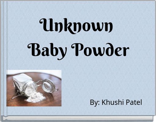 Front cover of 'Unknown Baby Powder' 