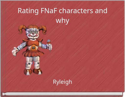 Rating FNaF characters and why