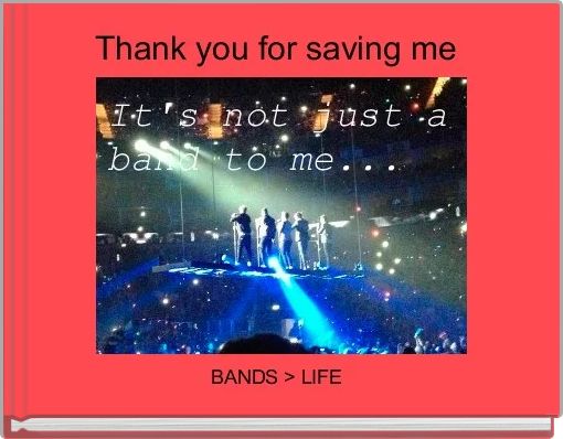 Front cover of 'Thank you for saving me ' 