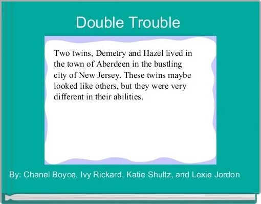 Front cover of 'Double Trouble ' 