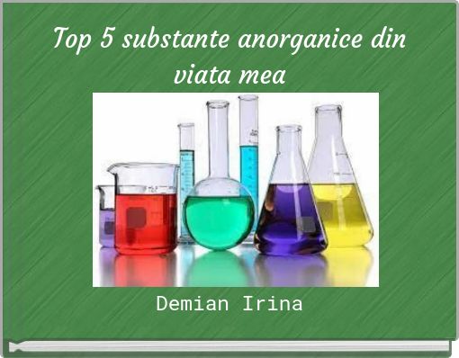 Top 5 substante anorganice din viata mea