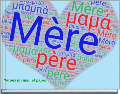 Front cover of 'Fêtons maman et papa!' 