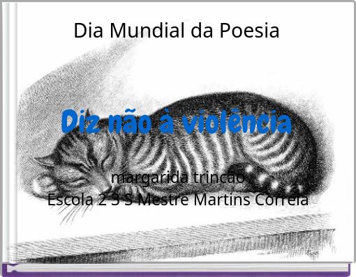 Dia Mundial da Poesia Diz não à violência