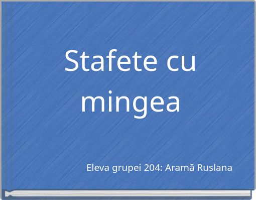 Stafete cu mingea