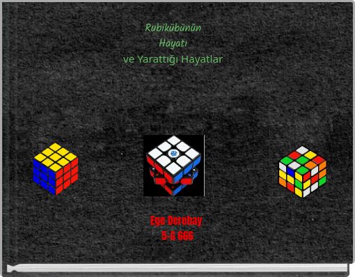 Front cover of 'Rubikübünün Hayatı ve Yarattığı Hayatlar' 