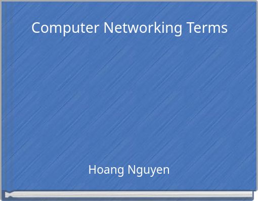 Computer Networking Terms