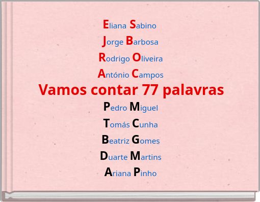 Vamos contar 77 palavras